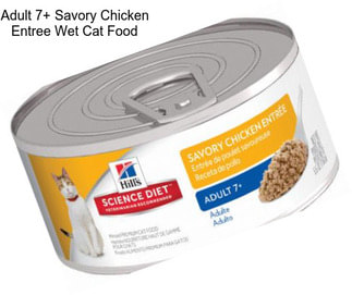 Adult 7+ Savory Chicken Entree Wet Cat Food