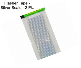 Flasher Tape - Silver Scale - 2 Pk.