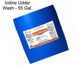 Iodine Udder Wash - 55 Gal.