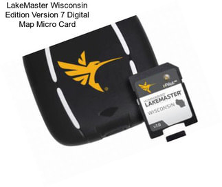 LakeMaster Wisconsin Edition Version 7 Digital Map Micro Card