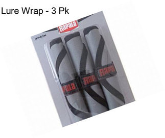 Lure Wrap - 3 Pk