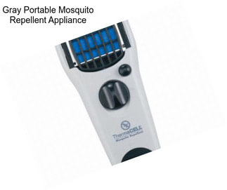Gray Portable Mosquito Repellent Appliance