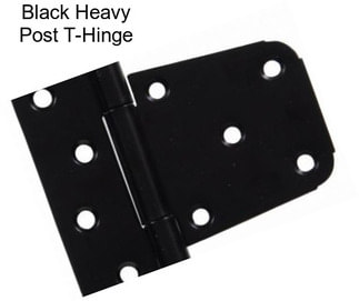 Black Heavy Post T-Hinge