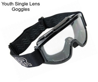 Youth Single Lens Goggles