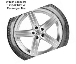 Winter Sottozero 3 255/30R20 W Passenger Tire