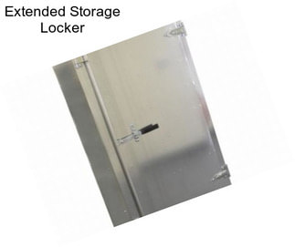 Extended Storage Locker