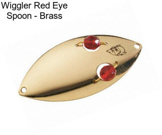 Wiggler Red Eye Spoon - Brass