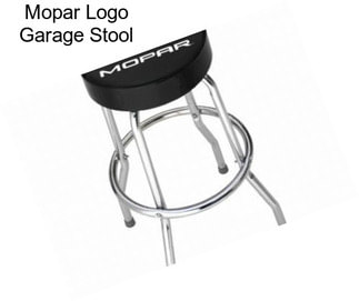 Mopar Logo Garage Stool