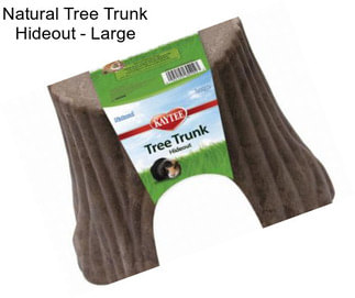 Natural Tree Trunk Hideout - Large