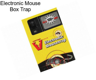 Electronic Mouse Box Trap