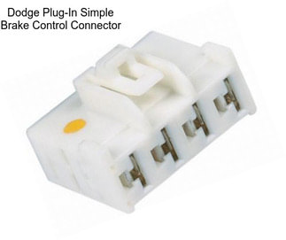 Dodge Plug-In Simple Brake Control Connector