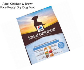 Adult Chicken & Brown Rice Puppy Dry Dog Food