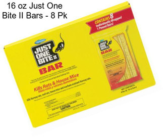 16 oz Just One Bite II Bars - 8 Pk
