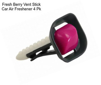 Fresh Berry Vent Stick Car Air Freshener 4 Pk