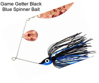 Game Getter Black Blue Spinner Bait