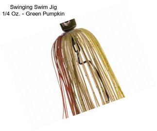 Swinging Swim Jig 1/4 Oz. - Green Pumpkin