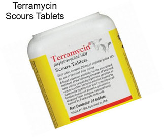 Terramycin Scours Tablets
