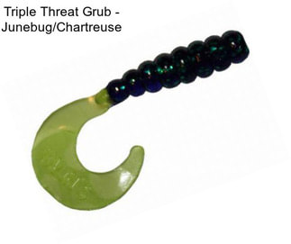 Triple Threat Grub - Junebug/Chartreuse