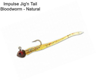 Impulse Jig\'n Tail Bloodworm - Natural