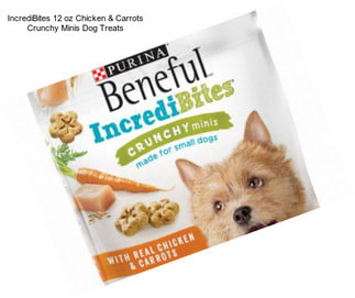IncrediBites 12 oz Chicken & Carrots Crunchy Minis Dog Treats