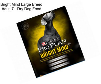 Bright Mind Large Breed Adult 7+ Dry Dog Food