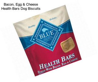 Bacon, Egg & Cheese Health Bars Dog Biscuits