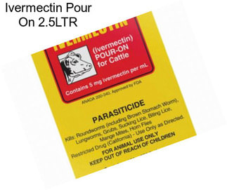 Ivermectin Pour On 2.5LTR