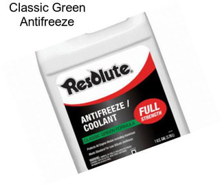 Classic Green Antifreeze