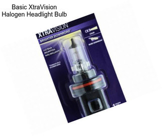 Basic XtraVision Halogen Headlight Bulb