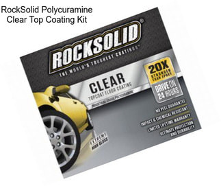 RockSolid Polycuramine Clear Top Coating Kit