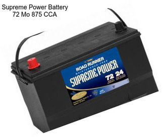 Supreme Power Battery 72 Mo 875 CCA