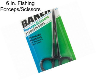 6 In. Fishing Forceps/Scissors