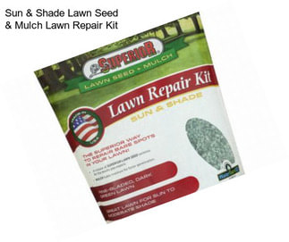 Sun & Shade Lawn Seed & Mulch Lawn Repair Kit