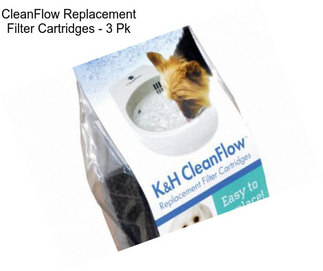 CleanFlow Replacement Filter Cartridges - 3 Pk