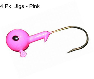 4 Pk. Jigs - Pink