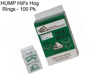 HUMP Hill\'s Hog Rings - 100 Pk.