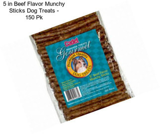 5 in Beef Flavor Munchy Sticks Dog Treats - 150 Pk