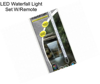 LED Waterfall Light Set W/Remote