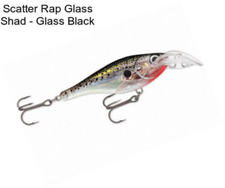 Scatter Rap Glass Shad - Glass Black