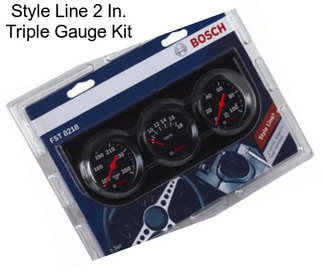 Style Line 2 In. Triple Gauge Kit