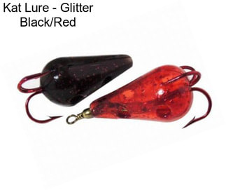 Kat Lure - Glitter Black/Red