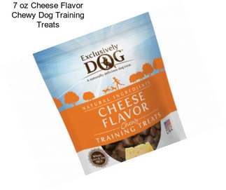 7 oz Cheese Flavor Chewy Dog Training Treats