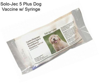 Solo-Jec 5 Plus Dog Vaccine w/ Syringe