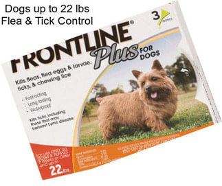 Dogs up to 22 lbs Flea & Tick Control