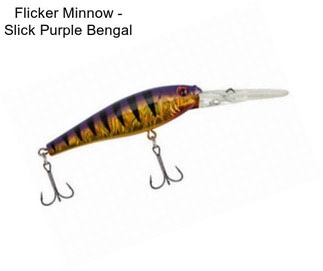 Flicker Minnow - Slick Purple Bengal