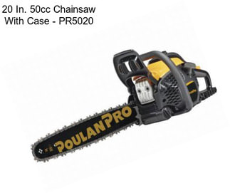 20 In. 50cc Chainsaw With Case - PR5020