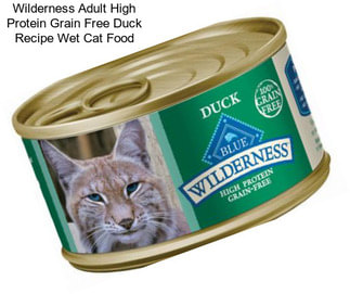 Wilderness Adult High Protein Grain Free Duck Recipe Wet Cat Food