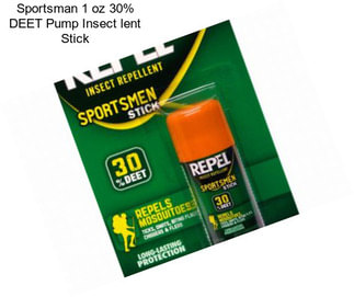 Sportsman 1 oz 30% DEET Pump Insect lent Stick