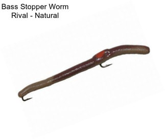 Bass Stopper Worm Rival - Natural