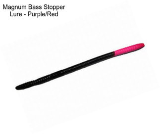 Magnum Bass Stopper Lure - Purple/Red